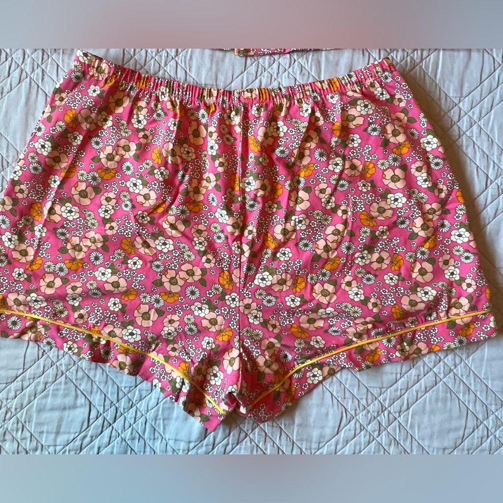 BEDHEAD RETRO FLORAL Short Sleeve Classic Shorty PJ Set, Medium (NWT) - Picture 12 of 15